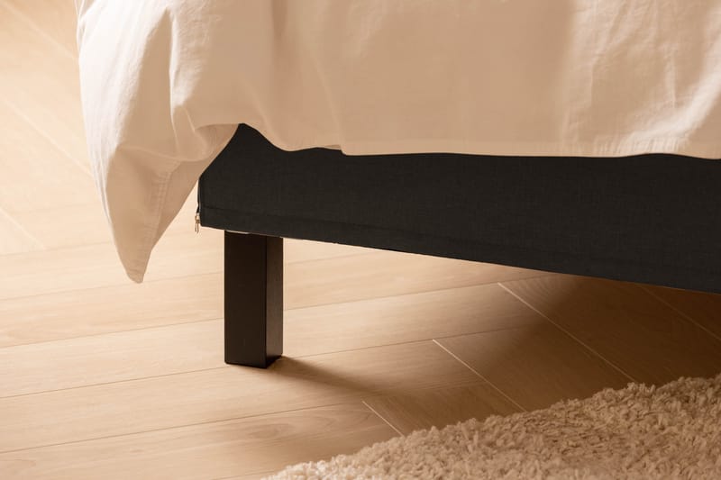 Scarlett Sängpaket 90x200 Skummadrass - Slät gavel Mörkgrå - Möbler - Säng - Komplett sängpaket