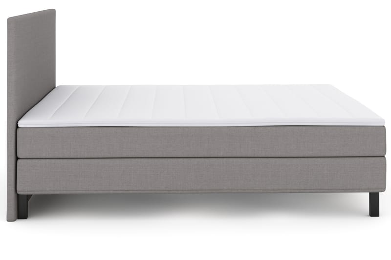 Select No 1 Komplett Sängpaket 160x200 - Ljusgrå/Svart - Komplett sängpaket - Kontinentalsäng - Dubbelsäng