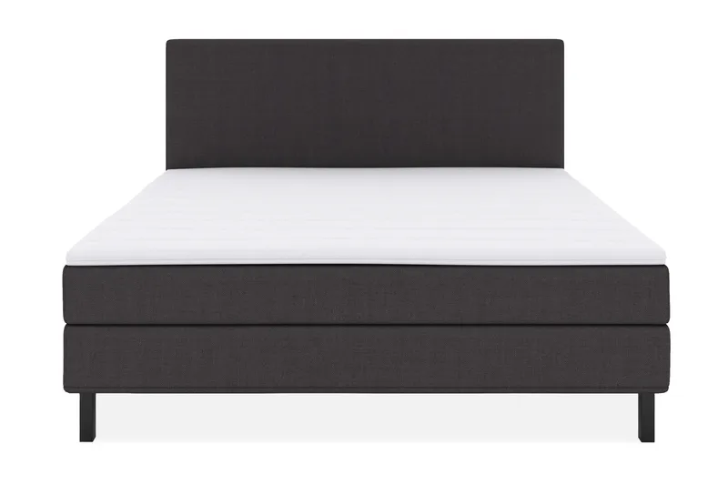 Select No 1 Komplett Sängpaket 180x200, Mörkgrå/Svart