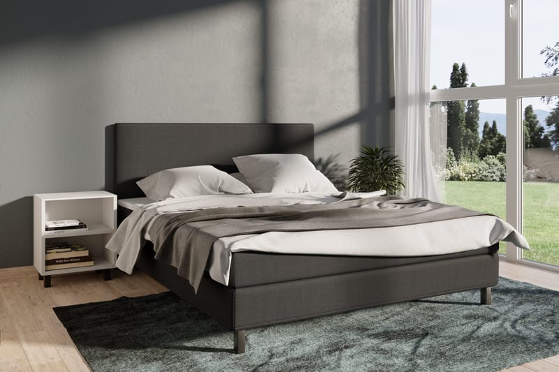 Select No 1 Kontinentalsäng 210x210 - Mörkgrå - Möbler - Säng - Kontinentalsäng