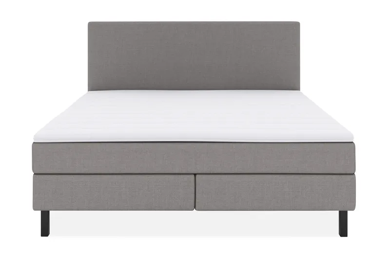 Select No 2 Komplett Sängpaket 180x200 - Ljusgrå/Svart - Möbler - Säng - Kontinentalsäng