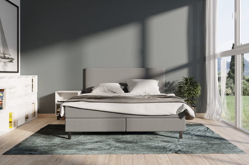 Select No 2 Kontinentalsäng 120x200 - Ljusgrå - Möbler - Säng - Kontinentalsäng