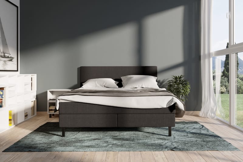 Select No 2 Kontinentalsäng 180x200 - Mörkgrå - Möbler - Säng - Kontinentalsäng