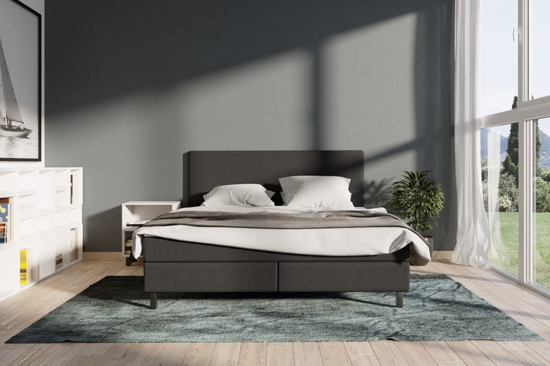Select No 2 Kontinentalsäng 210x210 - Mörkgrå - Möbler - Säng - Kontinentalsäng