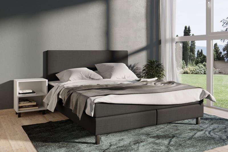 Select No 2 Kontinentalsäng 210x210 - Mörkgrå - Möbler - Säng - Kontinentalsäng