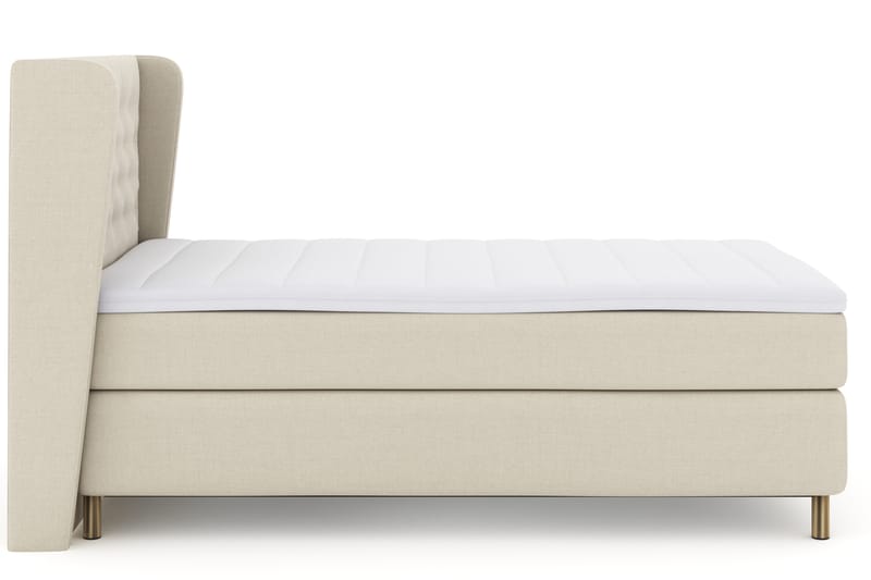 Select No 3 Komplett Sängpaket 120x200 Fast - Beige/Koppar - Komplett sängpaket - Kontinentalsäng