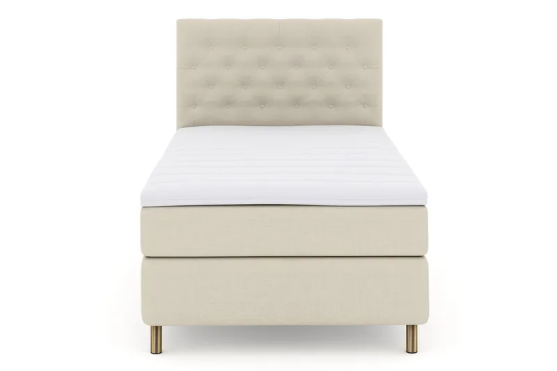 Select No 3 Komplett Sängpaket 120x200 Fast, Beige/Koppar