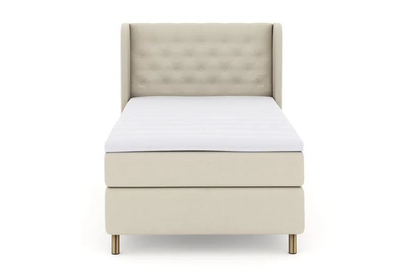 Select No 3 Komplett Sängpaket 120x200 Fast, Beige/Koppar