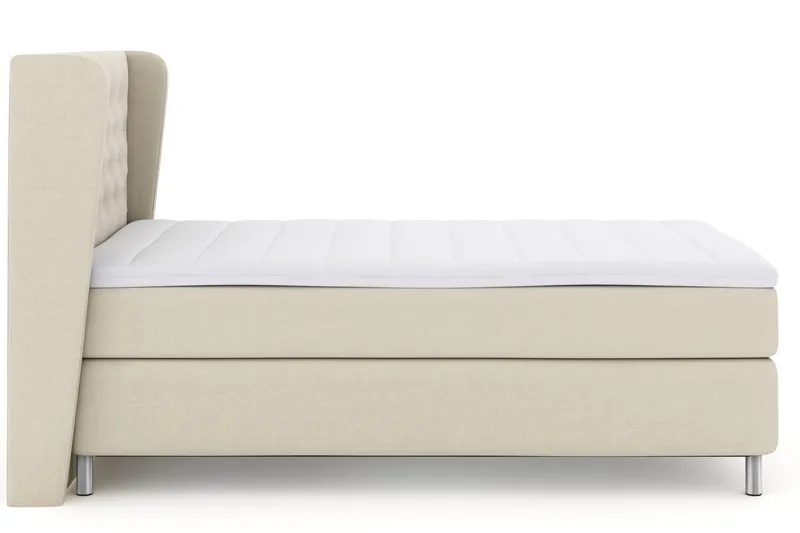 Select No 3 Komplett Sängpaket 120x200 Fast - Beige/Metall - Möbler - Säng - Kontinentalsäng