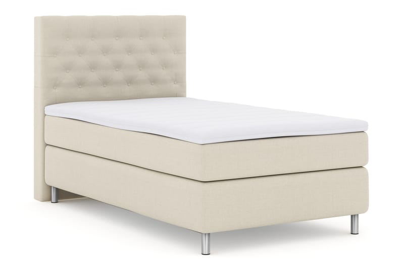 Select No 3 Komplett Sängpaket 120x200 Fast - Beige/Metall - Möbler - Säng - Kontinentalsäng