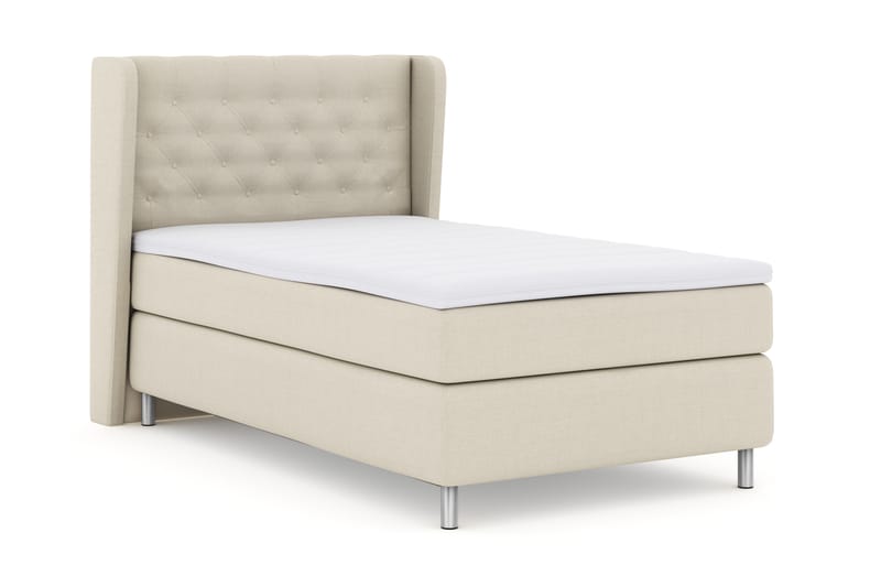 Select No 3 Komplett Sängpaket 120x200 Fast - Beige/Metall - Möbler - Säng - Komplett sängpaket