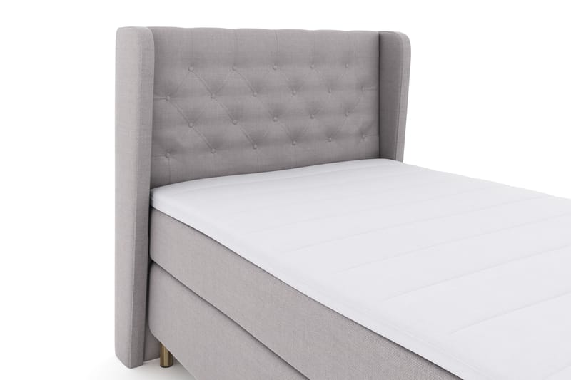 Select No 3 Komplett Sängpaket 120x200 Fast - Ljusgrå/Koppar - Möbler - Säng - Komplett sängpaket