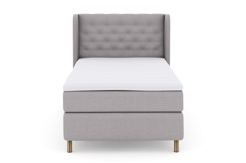 Select No 3 Komplett Sängpaket 120x200 Fast - Ljusgrå/Koppar - Möbler - Säng - Kontinentalsäng