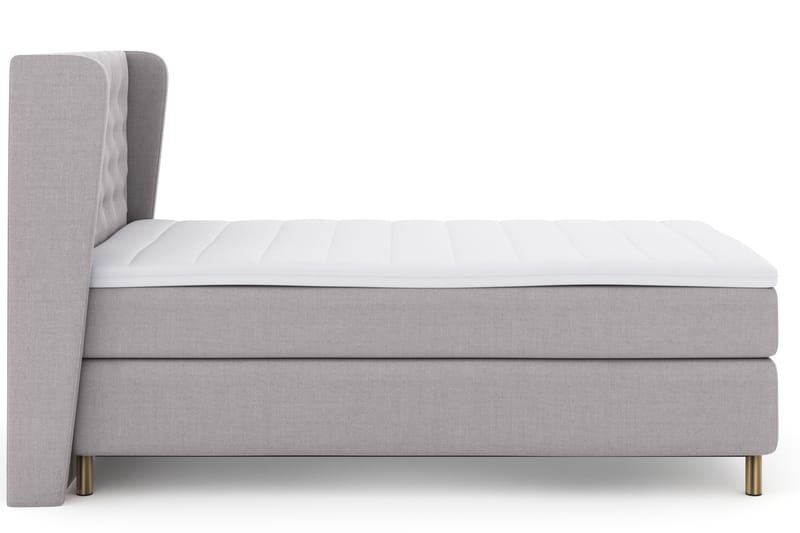 Select No 3 Komplett Sängpaket 120x200 Fast - Ljusgrå/Koppar - Möbler - Säng - Komplett sängpaket