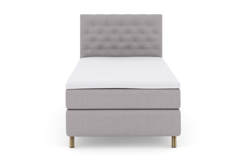 Select No 3 Komplett Sängpaket 120x200 Fast - Ljusgrå/Koppar - Möbler - Säng - Kontinentalsäng