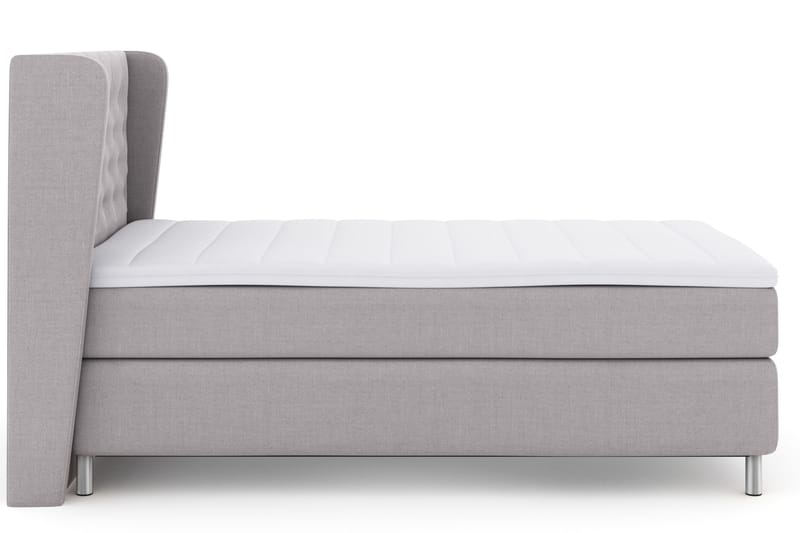 Select No 3 Komplett Sängpaket 120x200 Fast - Ljusgrå/Metall - Möbler - Säng - Kontinentalsäng
