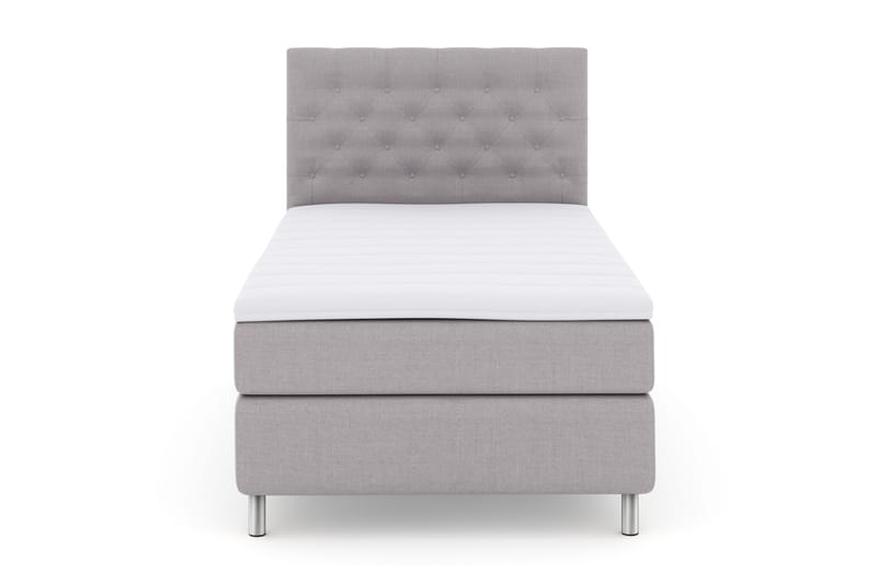Select No 3 Komplett Sängpaket 120x200 Fast - Ljusgrå/Metall - Möbler - Säng - Kontinentalsäng