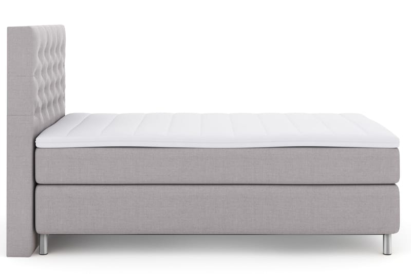 Select No 3 Komplett Sängpaket 120x200 Fast - Ljusgrå/Metall - Möbler - Säng - Kontinentalsäng