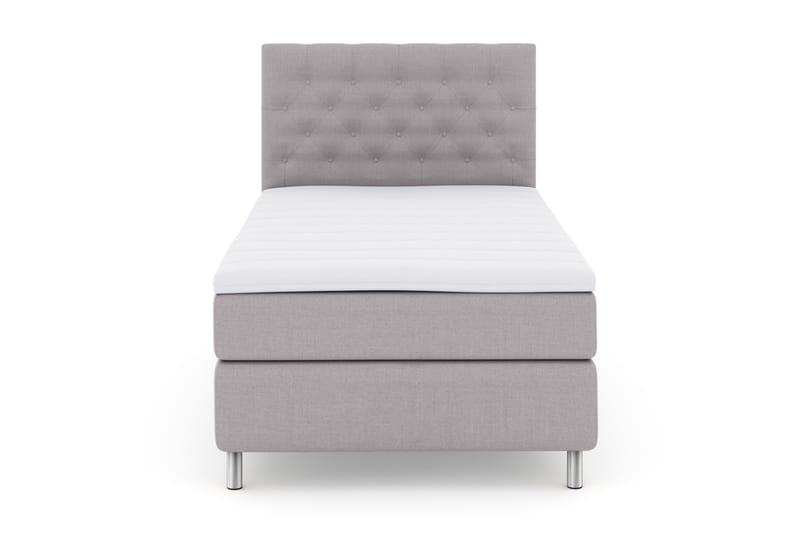 Select No 3 Komplett Sängpaket 120x200 Fast - Ljusgrå/Metall - Möbler - Säng - Kontinentalsäng