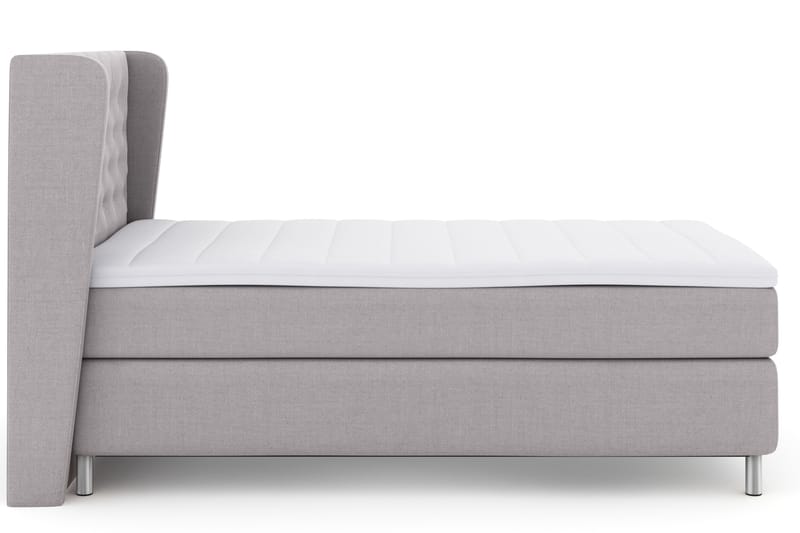 Select No 3 Komplett Sängpaket 120x200 Fast - Ljusgrå/Metall - Möbler - Säng - Komplett sängpaket