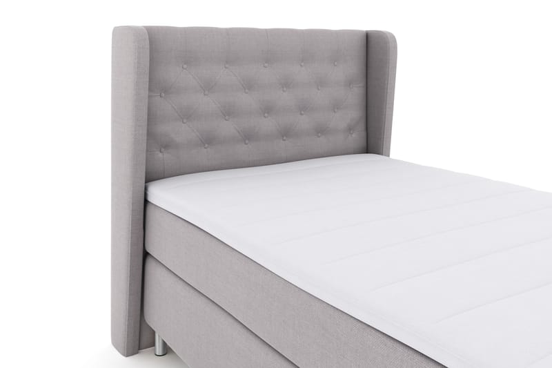Select No 3 Komplett Sängpaket 120x200 Fast - Ljusgrå/Metall - Möbler - Säng - Kontinentalsäng