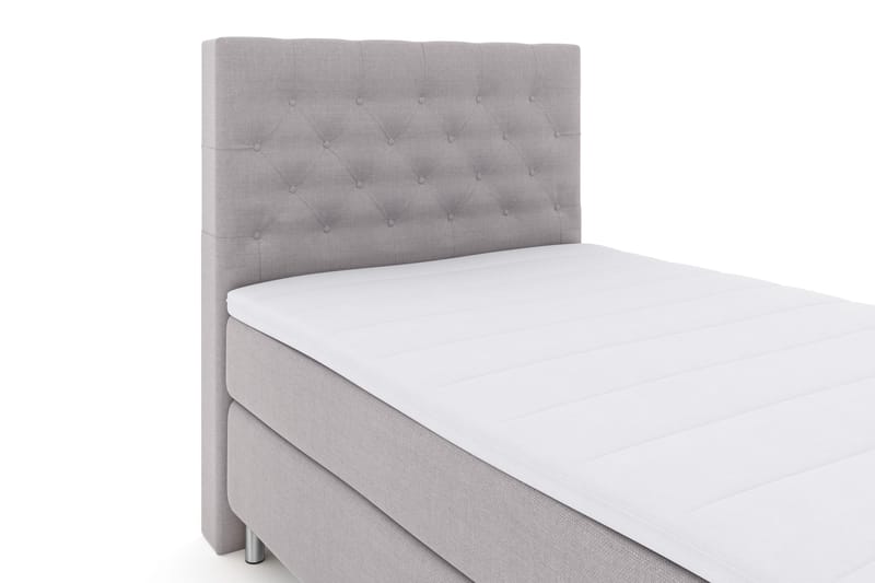 Select No 3 Komplett Sängpaket 120x200 Fast - Ljusgrå/Metall - Möbler - Säng - Kontinentalsäng