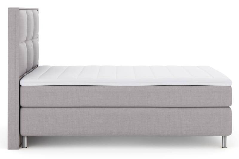 Select No 3 Komplett Sängpaket 120x200 Fast - Ljusgrå/Metall - Möbler - Säng - Komplett sängpaket