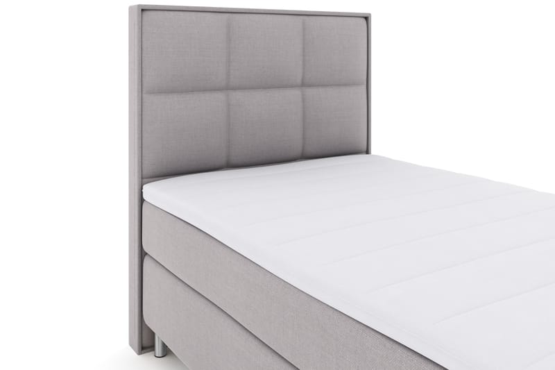 Select No 3 Komplett Sängpaket 120x200 Fast - Ljusgrå/Metall - Möbler - Säng - Komplett sängpaket
