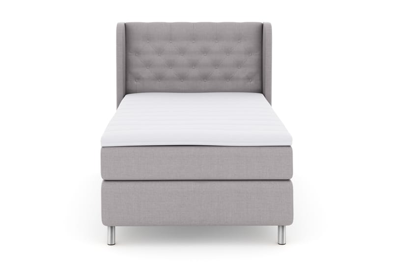 Select No 3 Komplett Sängpaket 120x200 Fast - Ljusgrå/Metall - Möbler - Säng - Komplett sängpaket