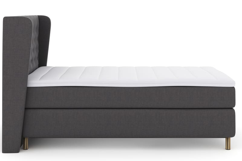 Select No 3 Komplett Sängpaket 120x200 Fast - Mörkgrå/Koppar - Möbler - Säng - Komplett sängpaket