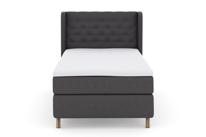 Select No 3 Komplett Sängpaket 120x200 Fast - Mörkgrå/Koppar - Möbler - Säng - Komplett sängpaket