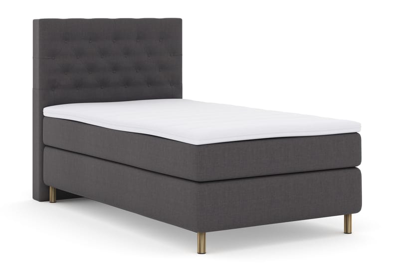 Select No 3 Komplett Sängpaket 120x200 Fast - Mörkgrå/Koppar - Möbler - Säng - Kontinentalsäng