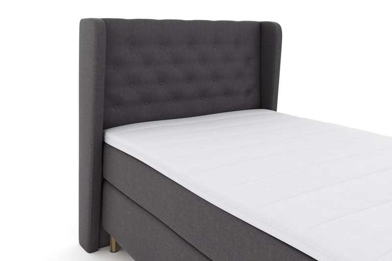 Select No 3 Komplett Sängpaket 120x200 Fast - Mörkgrå/Koppar - Möbler - Säng - Komplett sängpaket