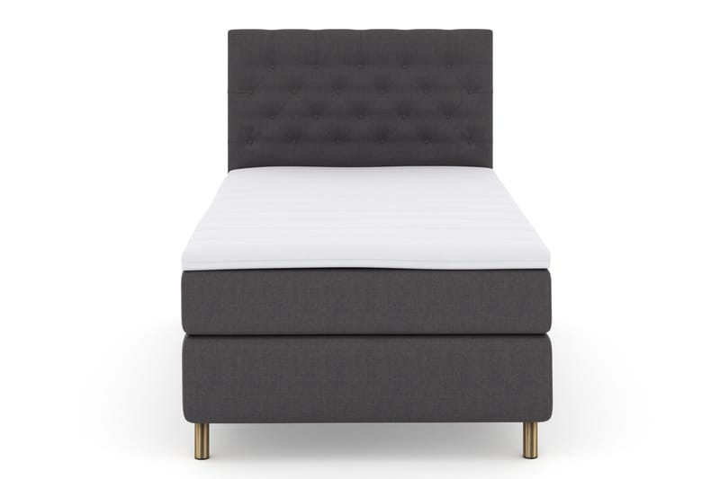 Select No 3 Komplett Sängpaket 120x200 Fast - Mörkgrå/Koppar - Möbler - Säng - Kontinentalsäng