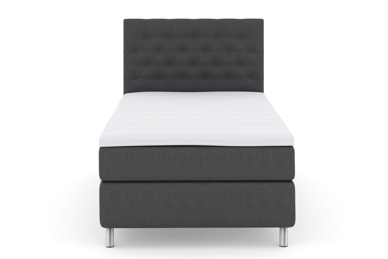Select No 3 Komplett Sängpaket 120x200 Fast - Mörkgrå/Metall - Möbler - Säng - Komplett sängpaket