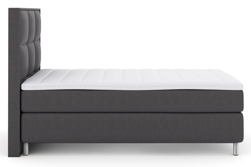 Select No 3 Komplett Sängpaket 120x200 Fast - Mörkgrå/Metall - Möbler - Säng - Komplett sängpaket