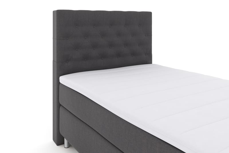 Select No 3 Komplett Sängpaket 120x200 Fast - Mörkgrå/Metall - Möbler - Säng - Komplett sängpaket