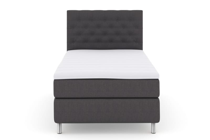Select No 3 Komplett Sängpaket 120x200 Fast - Mörkgrå/Metall - Möbler - Säng - Kontinentalsäng