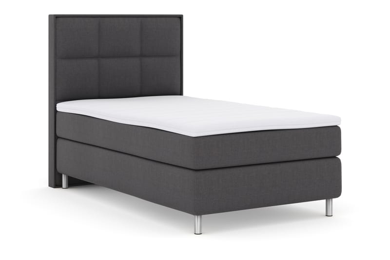 Select No 3 Komplett Sängpaket 120x200 Fast - Mörkgrå/Metall - Möbler - Säng - Komplett sängpaket