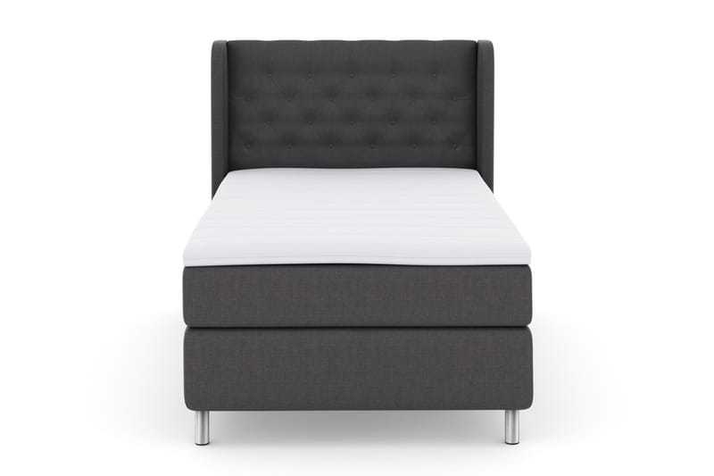 Select No 3 Komplett Sängpaket 120x200 Fast - Mörkgrå/Metall - Möbler - Säng - Komplett sängpaket