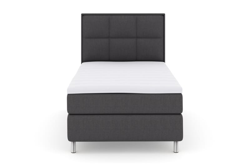Select No 3 Komplett Sängpaket 120x200 Fast - Mörkgrå/Metall - Möbler - Säng - Komplett sängpaket