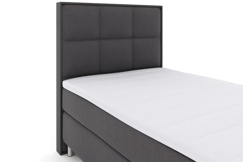 Select No 3 Komplett Sängpaket 120x200 Fast - Mörkgrå/Metall - Möbler - Säng - Komplett sängpaket
