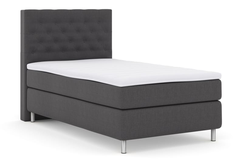 Select No 3 Komplett Sängpaket 120x200 Fast - Mörkgrå/Metall - Möbler - Säng - Komplett sängpaket
