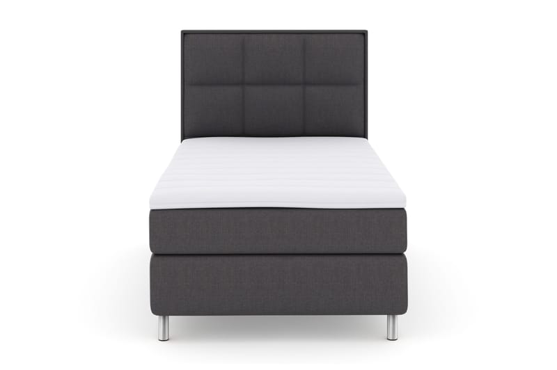 Select No 3 Komplett Sängpaket 120x200 Fast - Mörkgrå/Metall - Möbler - Säng - Kontinentalsäng