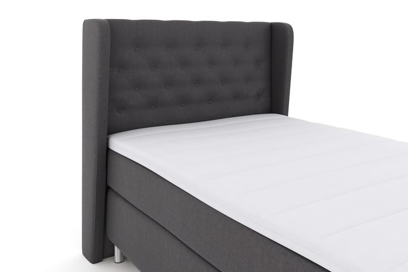 Select No 3 Komplett Sängpaket 120x200 Fast - Mörkgrå/Metall - Möbler - Säng - Komplett sängpaket