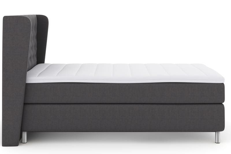 Select No 3 Komplett Sängpaket 120x200 Fast - Mörkgrå/Metall - Möbler - Säng - Komplett sängpaket