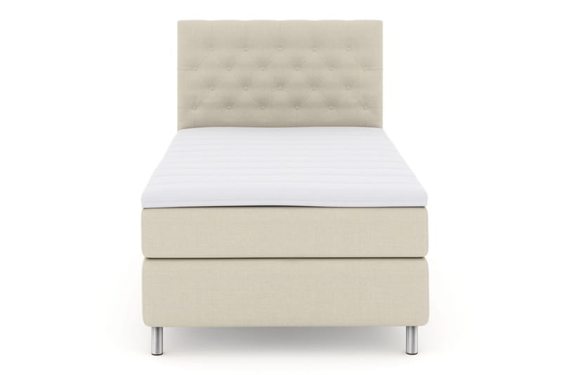 Select No 3 Komplett Sängpaket 120x200 Medium - Beige/Metall - Komplett sängpaket - Kontinentalsäng