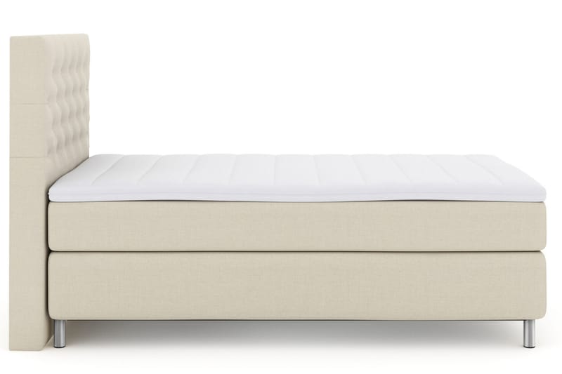 Select No 3 Komplett Sängpaket 120x200 Medium - Beige/Metall - Komplett sängpaket - Kontinentalsäng