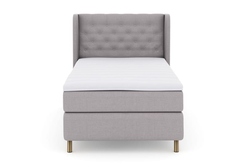 Select No 3 Komplett Sängpaket 120x200 Medium - Ljusgrå/Koppar - Möbler - Säng - Komplett sängpaket