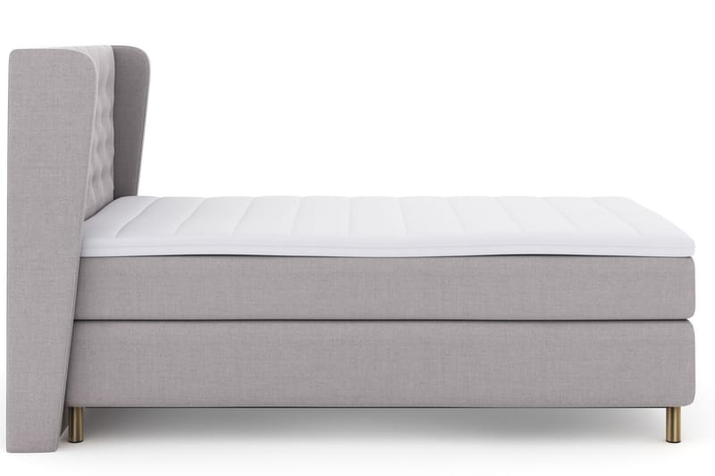 Select No 3 Komplett Sängpaket 120x200 Medium - Ljusgrå/Koppar - Möbler - Säng - Komplett sängpaket